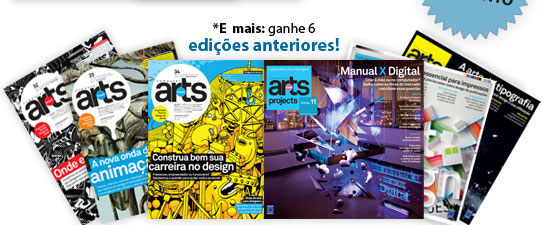 Ganhe 6 edições anteriores!