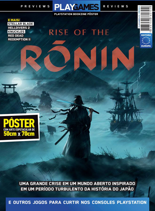 Pôsterzine PLAYGames #13 - Rise of the Ronin (Sem dobras)